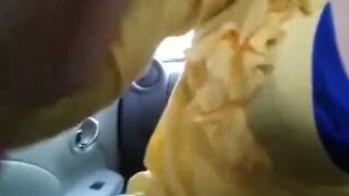 Shy Huge Tit Tinder Date Fucks In Public in Car
