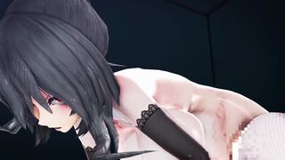 Mmd r18 try not to fap and cum Haku sexy bunny work as a stripper for adult 3D hentai