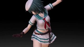 【MMD】Marine Dreamin ’dance, Kiso Kaiji【R-18】