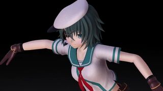 【MMD】Marine Dreamin ’dance, Kiso Kaiji【R-18】