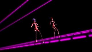 【MMD】Y & C - Elect!【R-18】