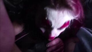 On The Hunt Halloween Edition Slutty Clown Gets Fucked By Big Dick Black Guy