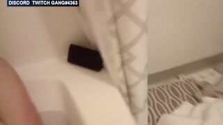 Twitch Streamer Naked in bed gets accidental nipslip #103