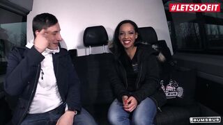 German Brunette Danny Bubbles Gets Dicked Down In The Car