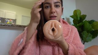 LENA THE PLUG GETS HER PUSSY MOLDED FOR FLESHLIGHT