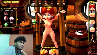 PRINCESS DAISY FROM SUPER MARIO TEASED , 3D HENTAI GAMEPLAY