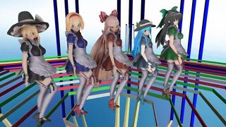 【MMD】Beautiful Leg Squadron!【R-18】