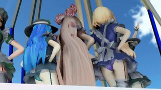 【MMD】Beautiful Leg Squadron!【R-18】