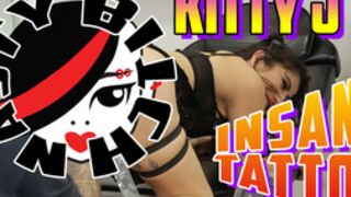 Behind the Scenes of Kitty Jaguar Getting Her Asshole Tattooed!