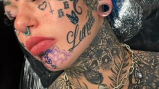 ALT Erotic - Amber Luke Getting a Chin Tattoo