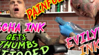 ALT Erotic - Sascha Gets a Very Personal Tattoo Then Fucks His Tattoo Artist Evilyn Ink