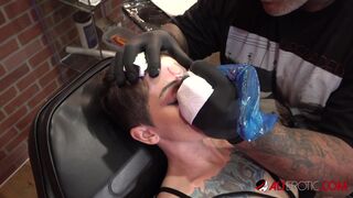 Sully Savage Gets Forehead Tattoo
