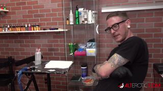 Amber Luke Gets Fucked After Getting a Butthole Tattoo