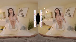 Alyx Star is in your bath tub and she is craving for cock!!