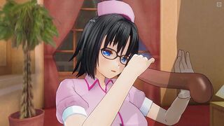 3D HENTAI nurse examines your penis