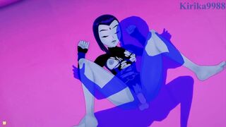 Raven and I have deep sex in a secret room. - Teen Titans Hentai