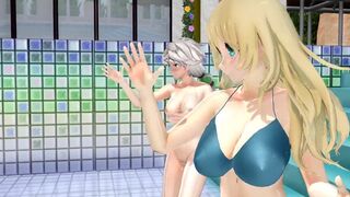 【MMD】Atago-chan and Unryu-chan - GLIDE【R-18】