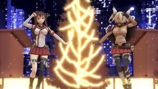 【MMD】I like Yamato type! Snow! Serious magic!【R-18】