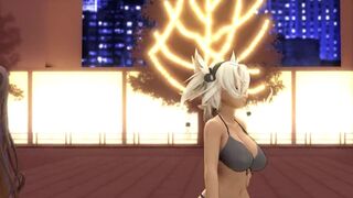 【MMD】I like Yamato type! Snow! Serious magic!【R-18】