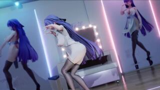 【R18-MMD】bl102布料 - Honkai Impact 3rd 崩坏三 APHO Raiden Mei 芽衣 Gimme×Gimme