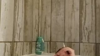 Pregnant smoking bubble bath