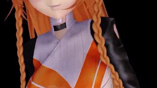 【MMD】Mirai Suenaga Solar Marine【R-18】