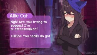Neko Tomboy wants your...what?! Have some back alley fun with a naughty kitty (BLOWJOB AUDIO)
