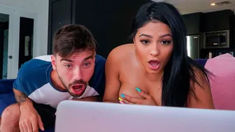 Big Tit Cream Pie - My Step Sister Is A Cam Girl!!