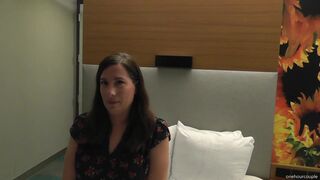 WIFE'S INTERVIEW BEFORE SHE TAKES HER FIRST BBC!