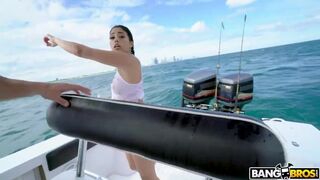 Cuban Hottie Gets Rescued at Sea