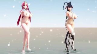 MMd r18 sexy ladies will make you hard as a rock and cum 3d hentai