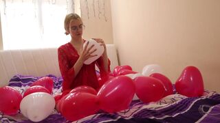 Happy valentine Balloons Fetish sex