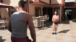 Big Boob Asian Jade Kush Scores A Big Cock For Her Pussy After Basketball