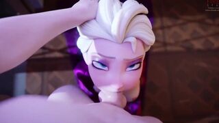 Elsa Deepthroat - Frozen