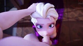 Elsa Deepthroat - Frozen