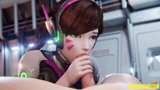 D.Va Facial/Creampie - Overwatch