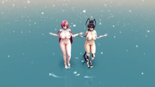 MMd r18 lady with sweet pussy juice taste like cherry 3d hentai fap challenge