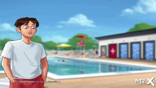 SummertimeSaga - Lifeguard Takes On The Pool E1 Evening # 20