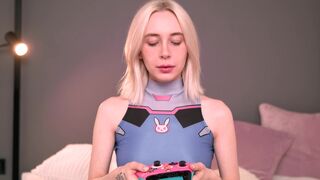 ASMR gamer girlfriend will click your keyboard - Mia Delphy