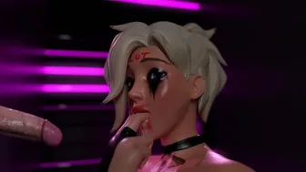 Overwatch Mercy - My Girlfriend Surprised Me Sucking My Soul Out At Glory Hole - Huge Cum 2x!