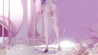 0374 -【R18-MMD】Honkai Impact 3rd 崩坏三 APHO Bronya -大板鸭 丝滑礼服 Number9