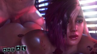Anal Sex with Judy Alvarez, 3D Animated Game - Cyberpunk 2077 Sex Episode