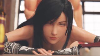 Tifa looking comfy whilst getting rammed