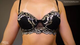 Bra Try-On Haul: Tanned Natural Tits