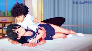 Ruiko Saten and Toma Kamijo have deep sex in the infirmary. - A Certain Scientific Railgun Hentai