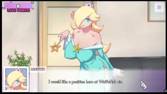 Waifu Hub [PornPlay Parody Hentai Game] Rosalina Couch Casting - Part1 Rosalina Wear A Slutty Bikini