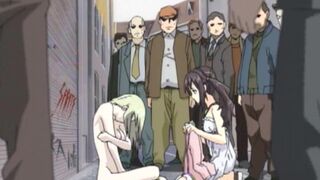 Dominated anime teen bleeds out her ass
