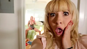 Smelling porn video – Mofos - Teen Tastes Horny Stepmom