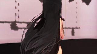 【MMD】Isokaze-chan (Masara) who couldnt beat the rotor after all【R-18】