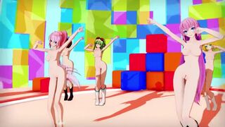 【MMD】Luka and others - Super-Affection! 6P【R-18】